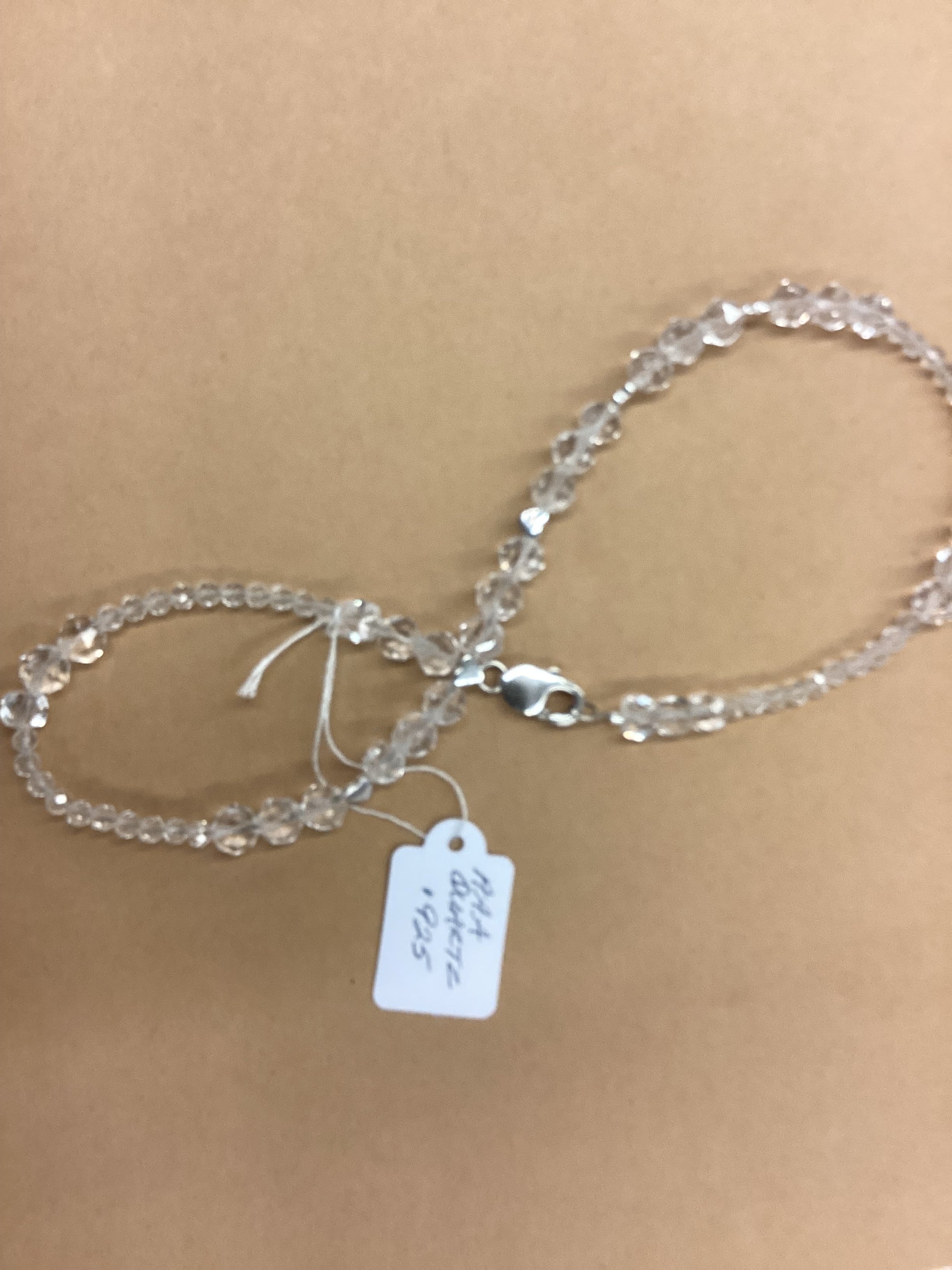 AAA Clear Quartz 925 Necklace