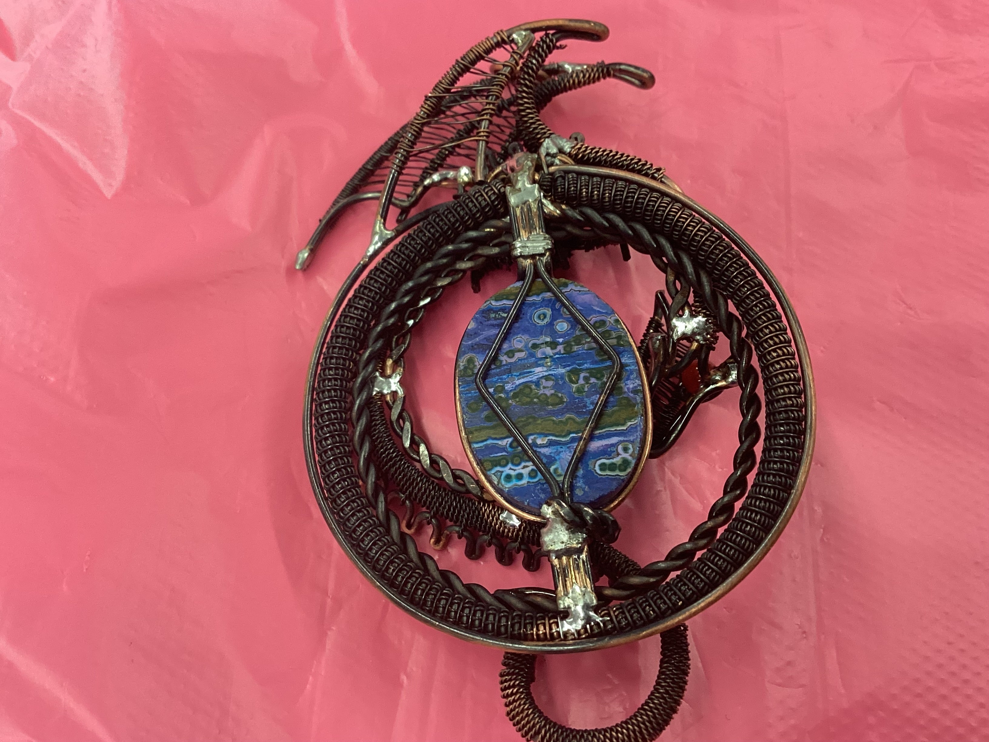 Azurite Malachite Dragon