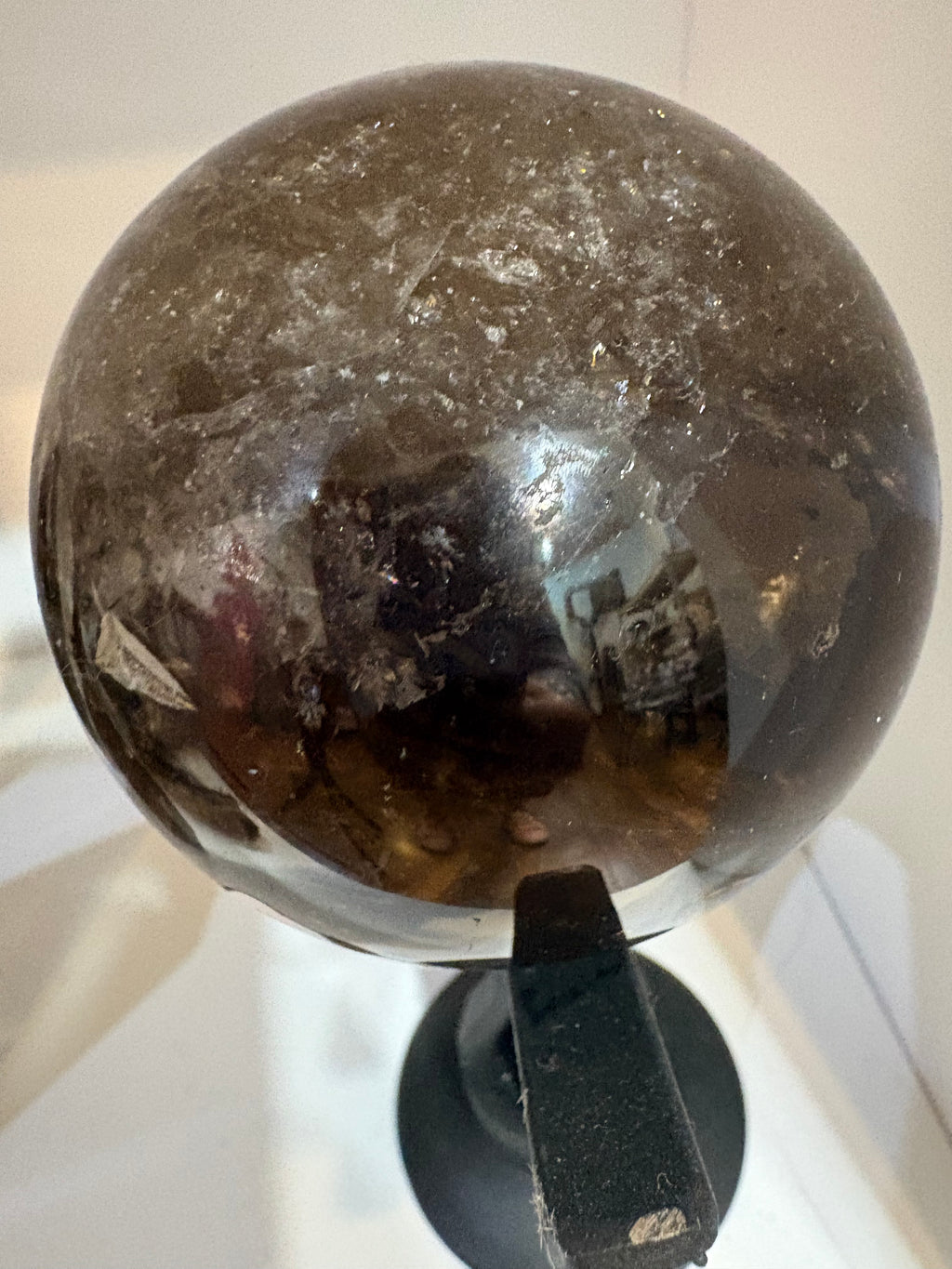 Smoky quartz spear