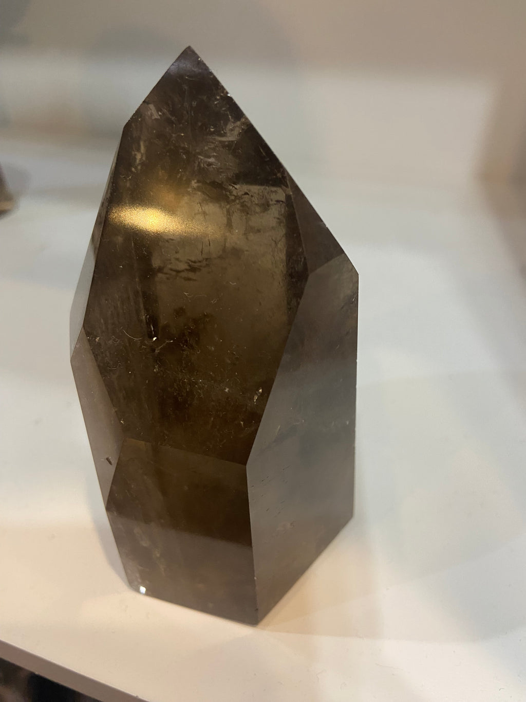 Smoky quartz tower small