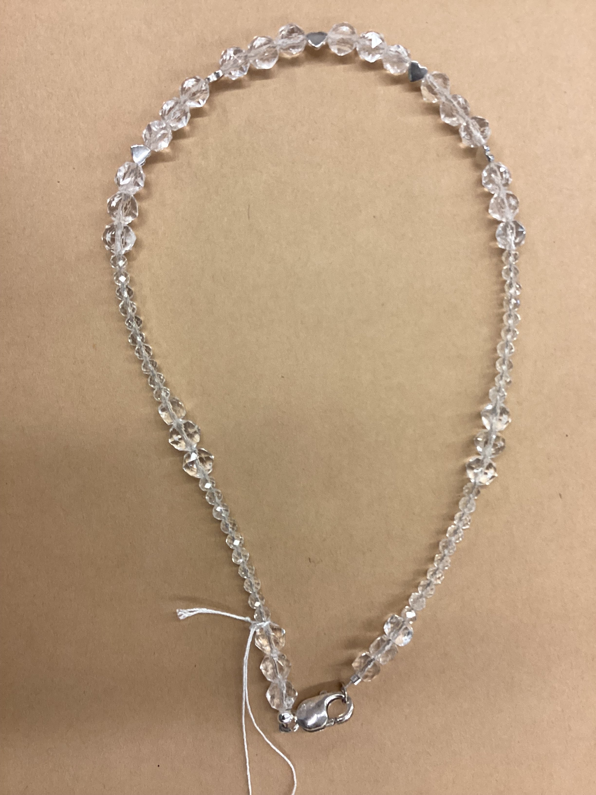 AAA Clear Quartz 925 Necklace