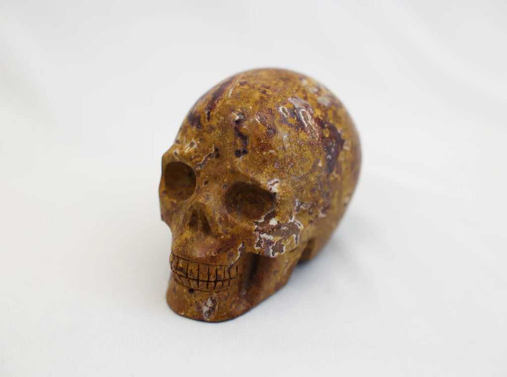 Mookaite Skull