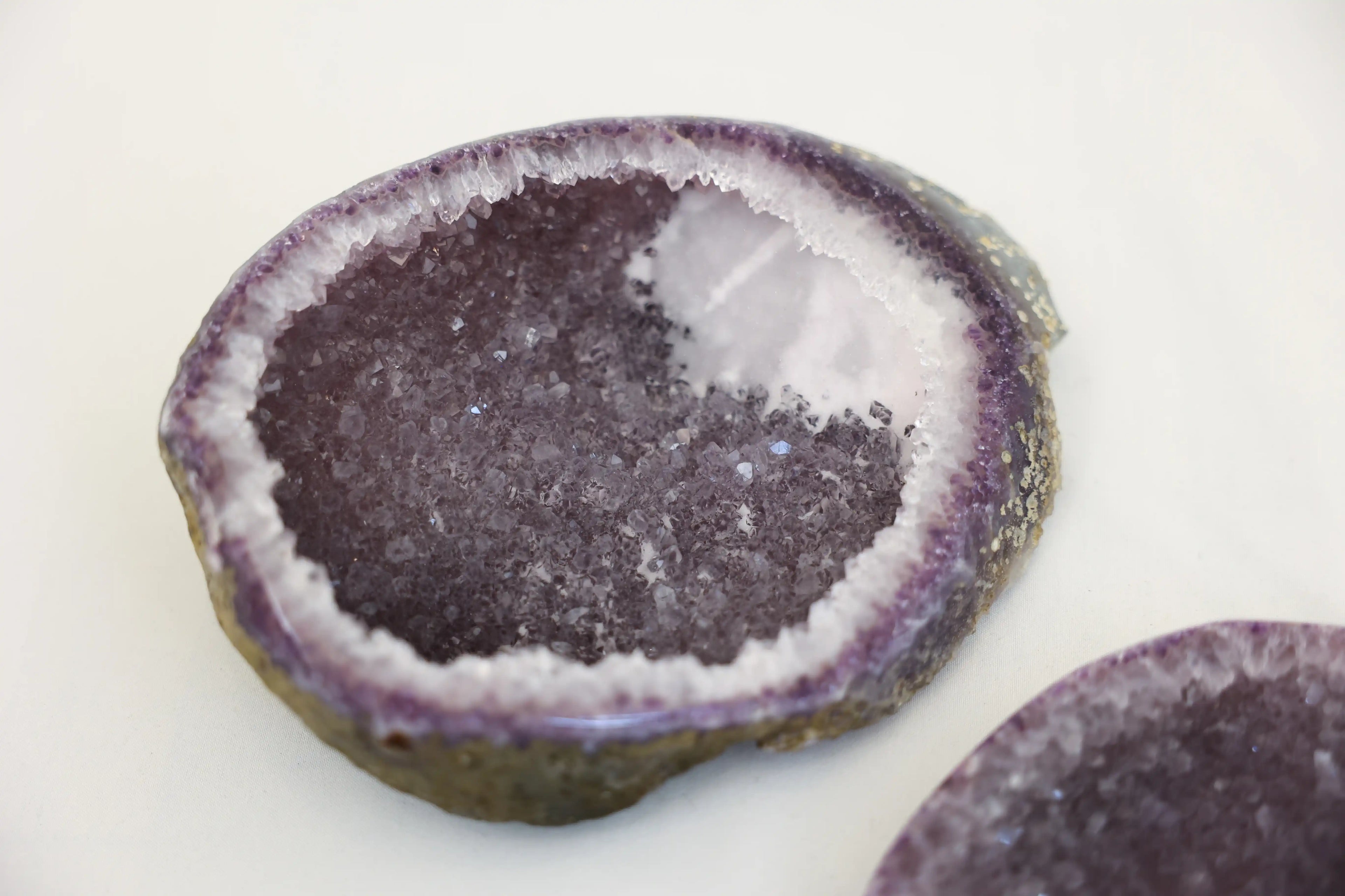 Crystal Jewelry  Box Amethyst