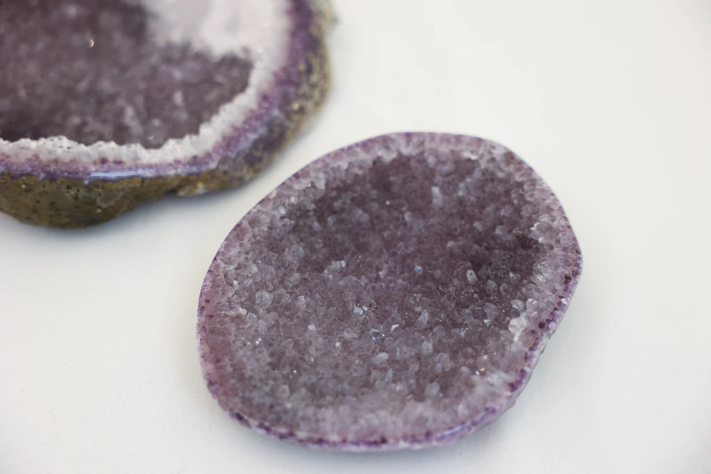 Crystal Jewelry  Box Amethyst