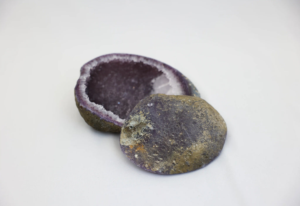 Crystal Jewelry  Box Amethyst