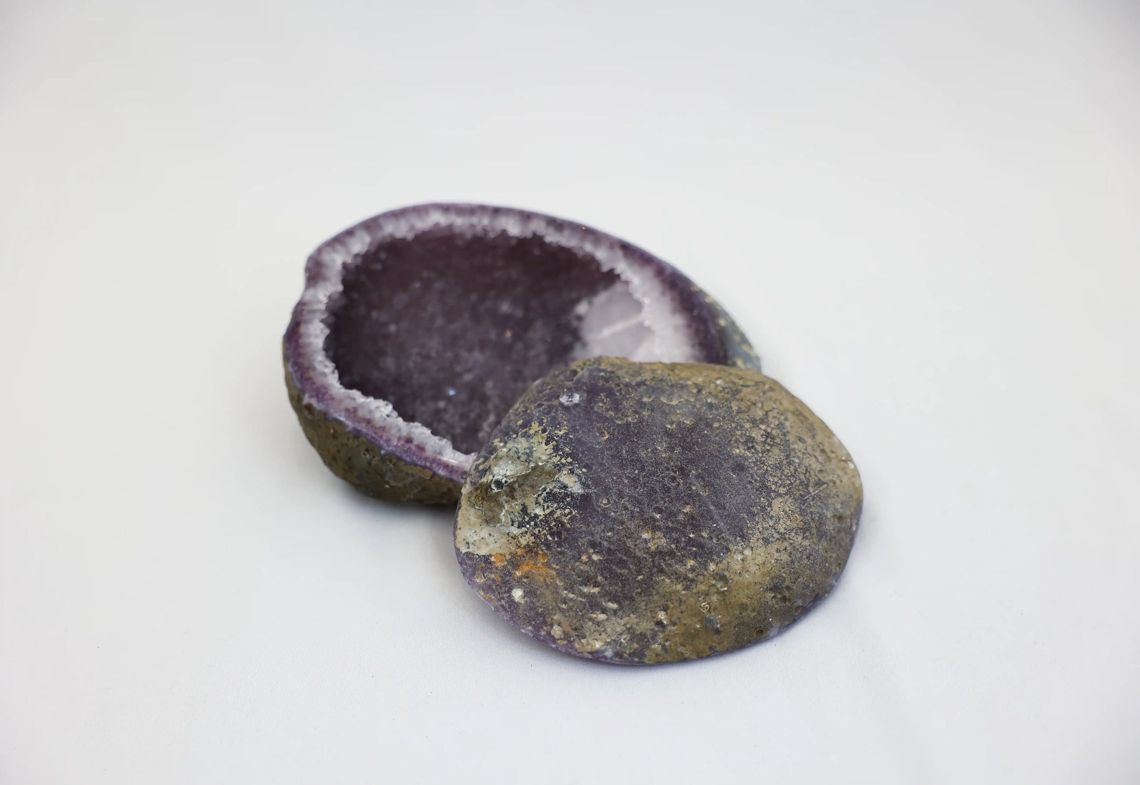 Crystal Jewelry  Box Amethyst