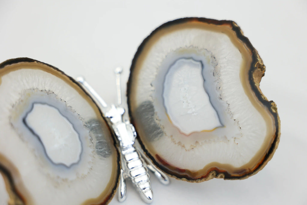 Agate Crystal Butterfly