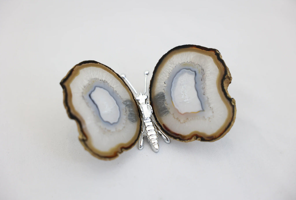 Agate Crystal Butterfly