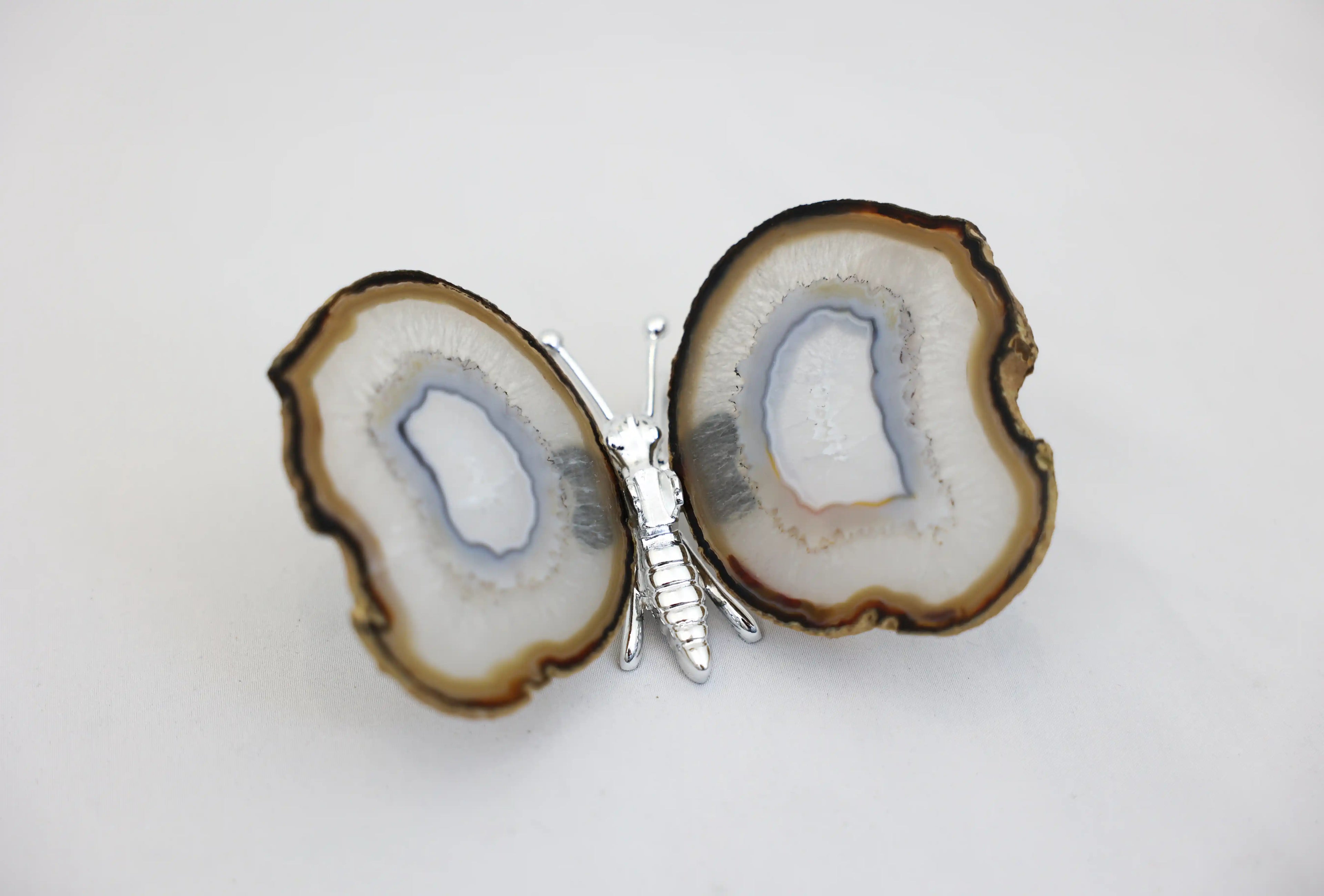 Agate Crystal Butterfly