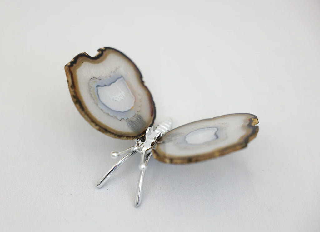 Agate Crystal Butterfly