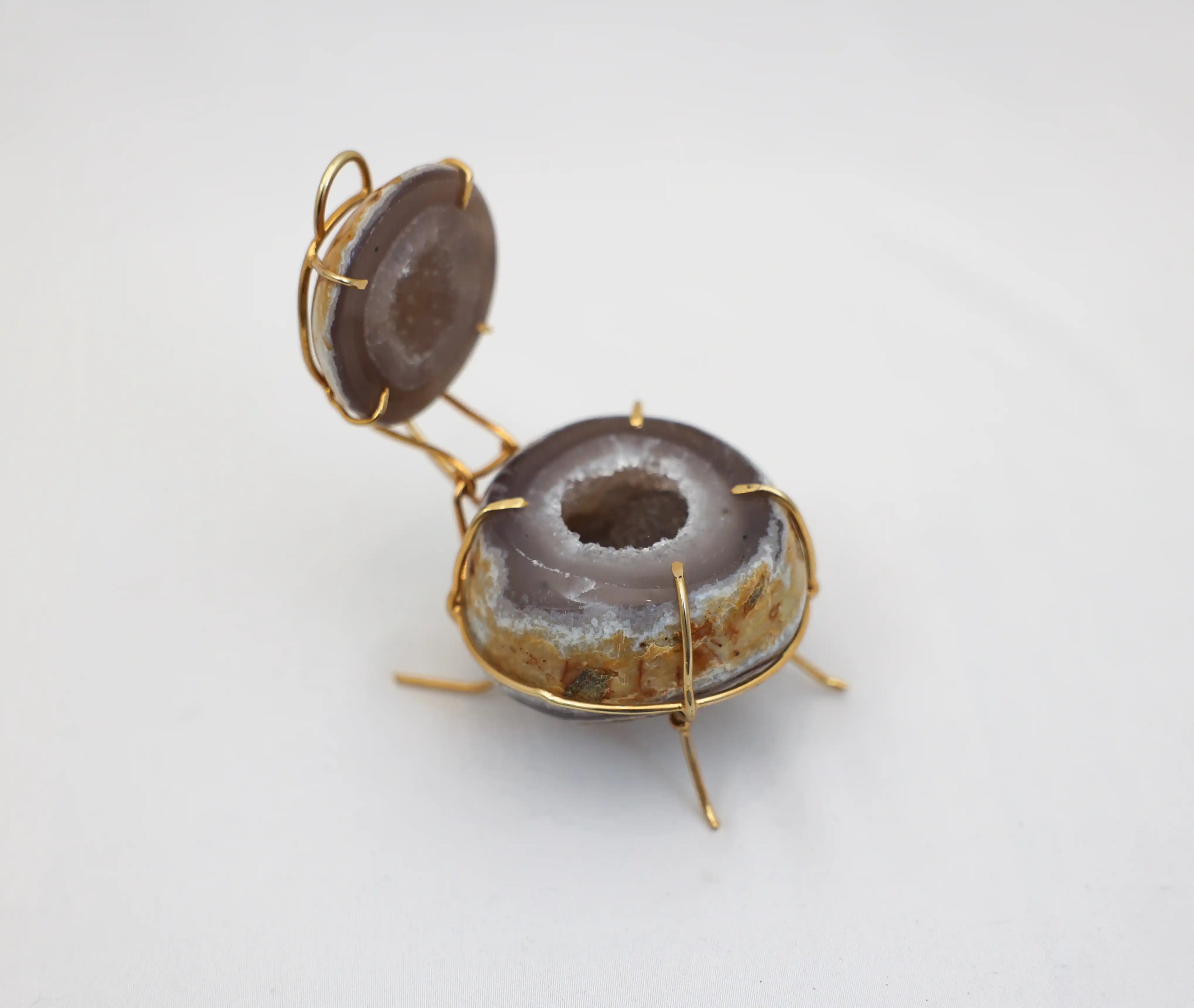 Agate Crystal Jewelry Box